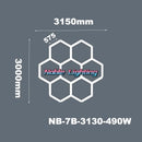 DecorBites™ Hexagon LED Ceiling Light: High-Performance, Best-Selling, Honeycomb Design