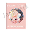 DecorBites™ Funky Disco Gogo Boot Print | 70s Poster & Retro Wall Art for Eclectic Decor