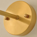 DecorBites™ Copper LED Sconce Wall Lamp Pull Chain Switch Nordic Modern Ceramic Mirror Light