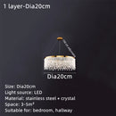 DecorBites™ Crystal Water Curtain Pendant Chandelier - Luxury LED Lighting for Home, Hotel, and More
