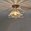 DecorBites™ Copper Wood LED Ceiling Lamp Modern Indoor Lighting Fixtures