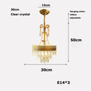 DecorBites™ Crystal Water Drop Chandelier for Kitchen Dining Room