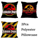 DecorBites™ Jurassic Park Dinosaur Pillowcase Cover for Living Room Sofa and Chair