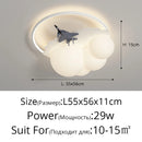 DecorBites™ Kids Cloud Airplane Ceiling Light: Modern LED Bedroom Chandelier for Boys and Girls