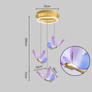 DecorBites™ Butterfly LED Chandelier for Duplex Villa Living Room Romantic Wedding Decor