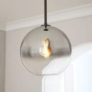 DecorBites™ Gradient Glass Chandelier: Modern Nordic Living Room Lighting for Bedroom or Restaurant