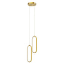 DecorBites™ Aluminium LED Chandelier for Minimalist Restaurant, Bar, and Living Spaces