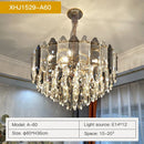 DecorBites™ Crystal Chandelier: Post Modern Luxury Light for Living Room, Bedroom, Kitchen & Dining Room