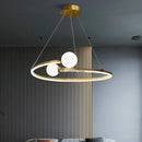 DecorBites™ Iron LED Chandelier Light, Ideal for Living Room, Restaurant, Study, Kitchen, Garage