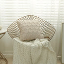 DecorBites™ Diamond Solid Embroidery Cushion Cover - Modern Home Decor