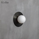 DecorBites™ Circular Wall Lamp: Nordic Designer Sconces for Stylish Home Decor