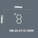 DecorBites™ Hexagon LED Ceiling Light: High-Performance, Best-Selling, Honeycomb Design