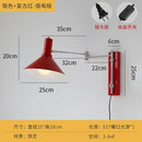 DecorBites™ Cream Wind Wall Lamp LED E27 Swing Arm Telescopic Staircase Bedside Reading