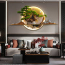 DecorBites™ Landscape LED Wall Light: Modern Chinese Mural Sconce for Home Decor
