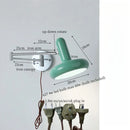 DecorBites™ Cream Iron Art LED Wall Lamp for Bedroom Living Room Decor