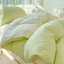 DecorBites™ Diamond Grid Jacquard Bedding Sets: Cooling, Soft Duvet Cover for Summer & Autumn