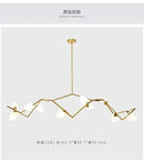 DecorBites™ Gold Chandeliers: Luxurious Lighting for Indoor Living Space & Restaurant Decoration