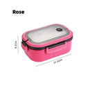 DecorBites™ Kids 2-Layer Bento Lunch Box, Microwaveable Food Container for School & Outdoor Activities