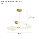 DecorBites™ Acrylic LED Chandelier: Modern Living Room Pendant Lamp