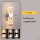 DecorBites™ Crystal Nordic LED Wall Lamps | Modern Corrugated Sconces for Home Decor