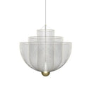 DecorBites™ Geometric Iron Chandelier | Nordic Loft Pendant Light Fixture
