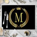 DecorBites™ Kitchen Table Mats Set of 4, 42*32cm, Cotton Linen Coasters for Dining Home Decor