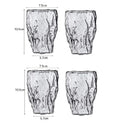 DecorBites™ Heat-Resistant Glass Drinkware Set for Home Bar: Coffee, Wine, Whiskey, Tea, Juice.