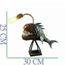 DecorBites™ Lantern Fish LED Table Lamp for Bedroom, Study, and Living Room Decor