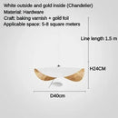 DecorBites™ LED Flying Saucer Chandelier - Modern Ceiling Light for Living Room & Bar