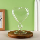 DecorBites™ Heart Shaped Glass Mug Set for Couples - Cocktail, Tea, Coffee, Beer Glassware Drinkware
