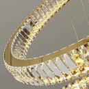 DecorBites™ Elegant Gold Rings Chandelier LED Pendant Lamp