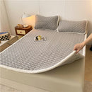 DecorBites™ Antibacterial Milk Velvet Mattress, Thick & Warm with Anti-Slip Straps