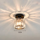 DecorBites™ Crystal Glass LED Chandelier for Modern Living, Study, and Aisle Lighting