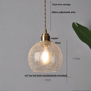 DecorBites™ Glass Globe LED Pendant Light - Adjustable Modern Nordic Hanging Fixture