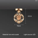 DecorBites™ Crystal Pendant Chandelier for Bedroom Bathroom Modern Decor