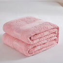 DecorBites™ Cotton Jacquard Towel Blanket for Adult Summer Air Conditioning, Sofa Cover