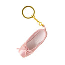F42F Elegant Pointe Shoes Keyring Mini Ballet Accessories Ballet Shoe Keychains Alloy Material for Bag or Keys