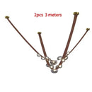 DecorBites™ Designer Leather Loft Chandelier Pendant Light for Living Room Hotel Staircase