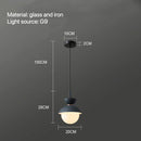 DecorBites™ Glass Ball Pendant Lamp: Modern Nordic Light Fixture for Home Decor, Kitchen, Dining, Bedroom