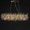 DecorBites™ Crystal Sunflower Branch Chandelier: Luxurious Indoor Branch-Shaped Light
