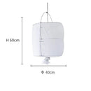 DecorBites™ Linen Cloth Pendant Light: Elegant Bohemian Fabric Chandelier for Home, Restaurant, Hotel