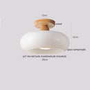 DecorBites™ LED Ceiling Lamp Japanese Style Glass Modern Living Room Lighting