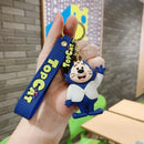 New Cartoon Zootopia Keychain Pendant Bag Car Keychain Accessories Valentine's Day Wedding Anniversary Birthday Gift