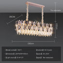 DecorBites™ Crystal Chandelier: Postmodern Living Room Dining Bedroom Lamp, Luxury & Creative