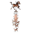Butterfly Bird Wind Chimes Outdoor Hanging Creative Shape Metal Windchime Crisp Sound Tube Wind Chime Pendant Garden Ornament