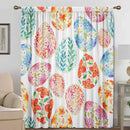 DecorBites™ Easter Curtains with Pole Pocket, Ideal for Kitchens, Living Rooms, Balconies, Gardens