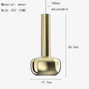 DecorBites™ Gold Chrome Pendant Light Adjustable Wire E27 Bulb Dining Room Sofa Lamp