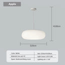 DecorBites™ Cream Apple LED Pendant Light for Cozy Illumination in Home Décor
