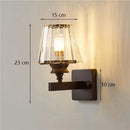 DecorBites™ Glass Shade Wall Lamp: Modern Minimalist Nordic HomeDecoraction & Living Room Lighting