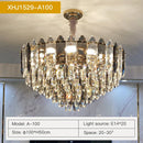 DecorBites™ Crystal Chandelier: Post Modern Luxury Light for Living Room, Bedroom, Kitchen & Dining Room
